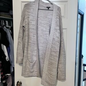 Express Light Gray Women's Cardigan